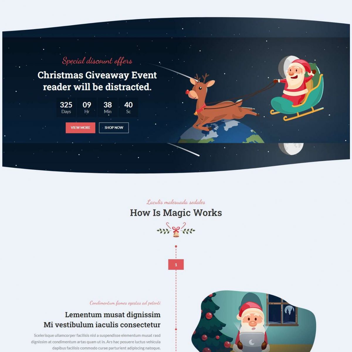 Mẫu website bán đồ chơi phụ kiện giáng sinh noel christmas woodmart