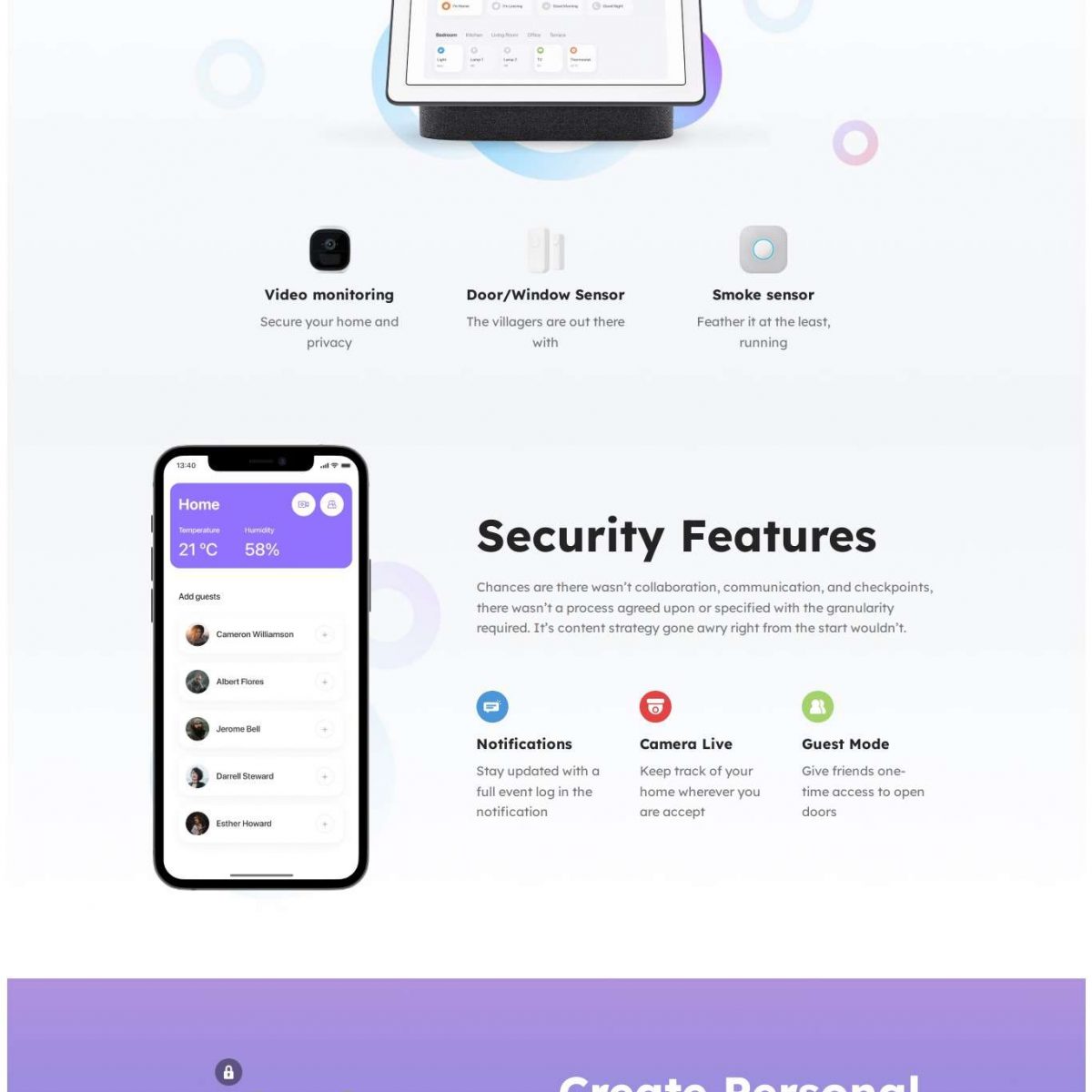 Mẫu website bán thiết bị thông minh trong nhà smart home woodmart