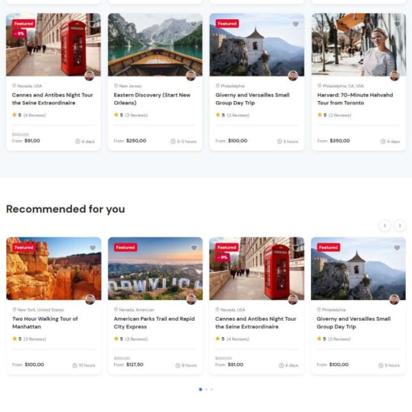 Mẫu website dịch vụ tour du lịch modtour