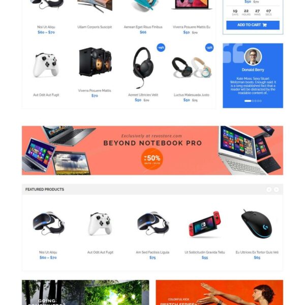 Mẫu website bán hàng thương mại điện tử công nghệ hitech store 3 sw_revo