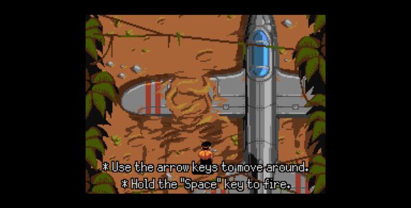 Trò chơi đi cảnh bắn kẻ thù cảnh 2D arcade shooter