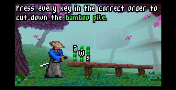 Trò chơi samurai chém tre bamboo strike
