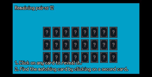 Trò chơi lật thẻ bài trùng nhau card memory match
