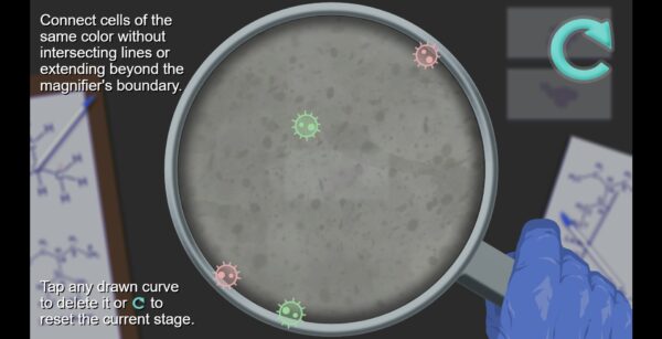 Trò chơi trên điện thoại liên kết các tế bào cell linking