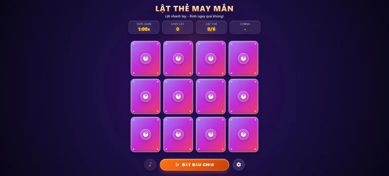 Trò chơi lật thẻ trùng nhau