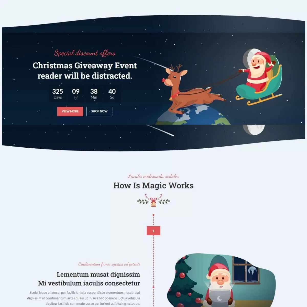 Mẫu website bán đồ chơi phụ kiện giáng sinh noel christmas woodmart