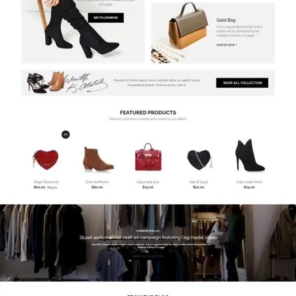 Mẫu website bán hàng thời trang fashion store 2 sw_revo