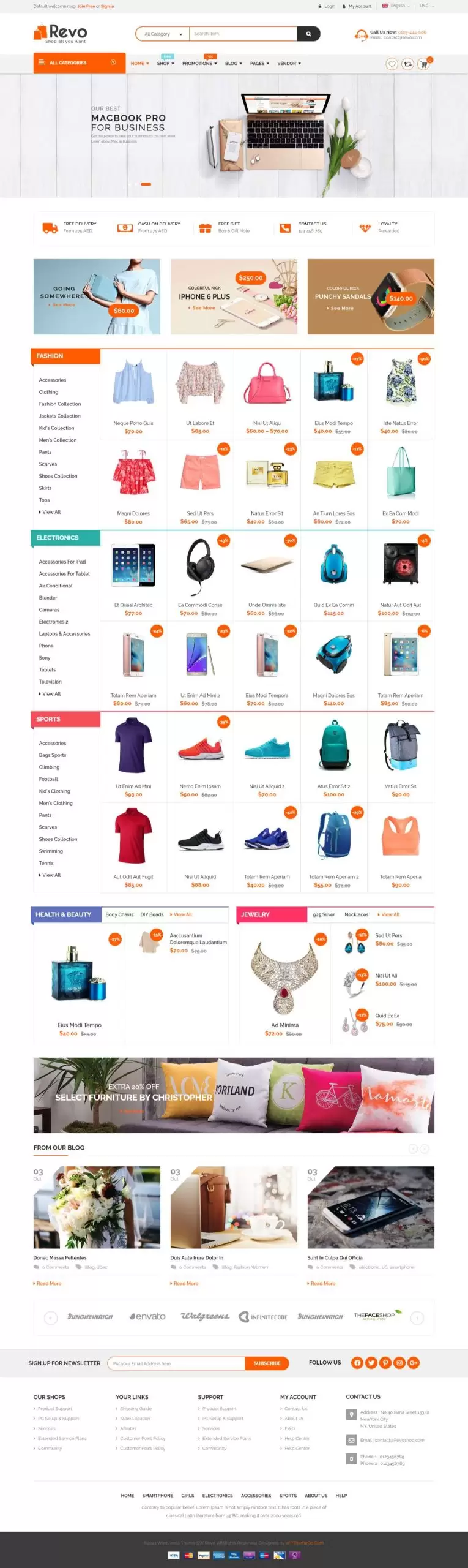 Mẫu website bán hàng thương mại điện tử market place market-place 2 sw_revo