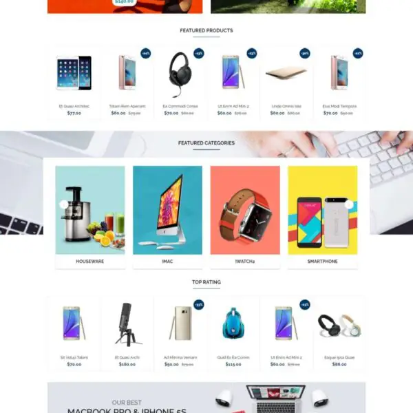 Mẫu website bán hàng thương mại điện tử công nghệ hitech store 1 sw_revo